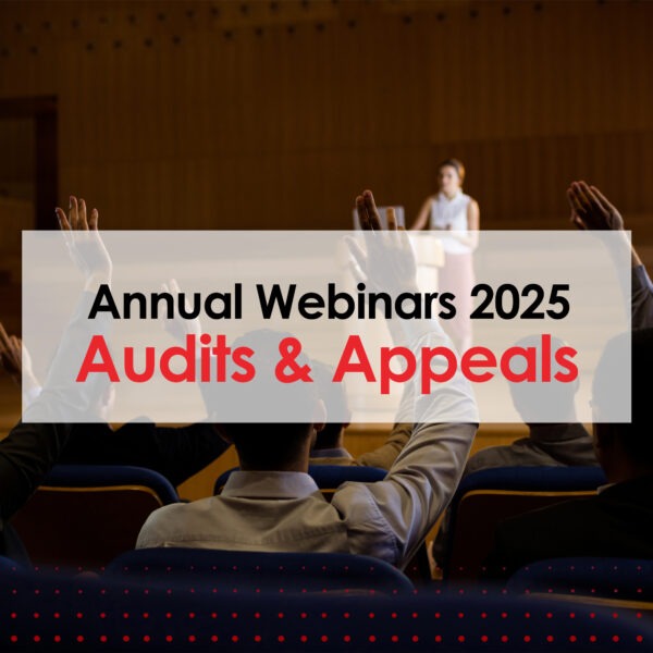 Audits & Appeals - Annual Webinar